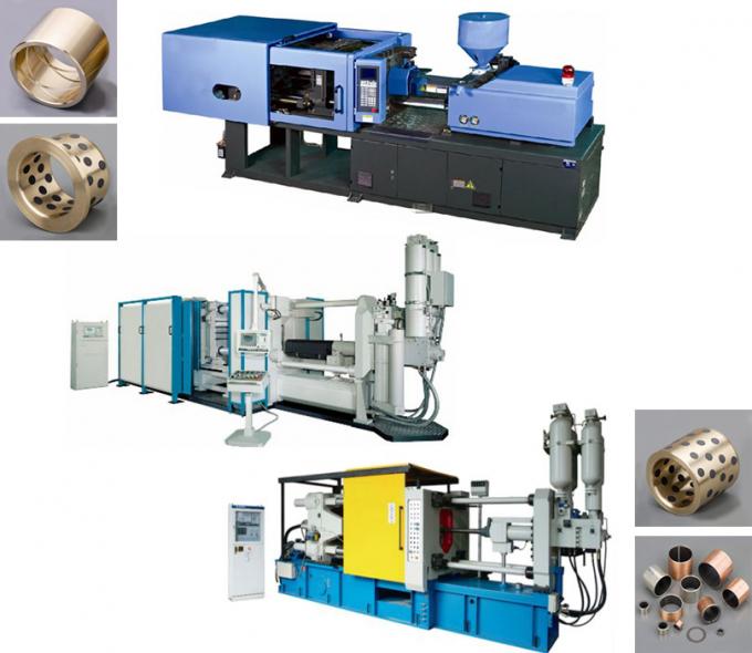 Chất bôi trơn rắn Chống mài mòn Ống lót tay áo bằng đồng đúc 0